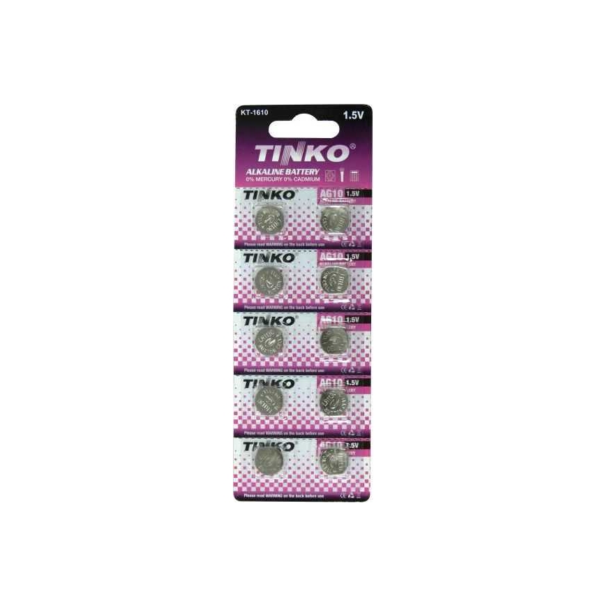 Tinko LR54 AG10 1.5V KT-1610 10шт