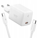 Spigen EE451EU Essential 45W Balts