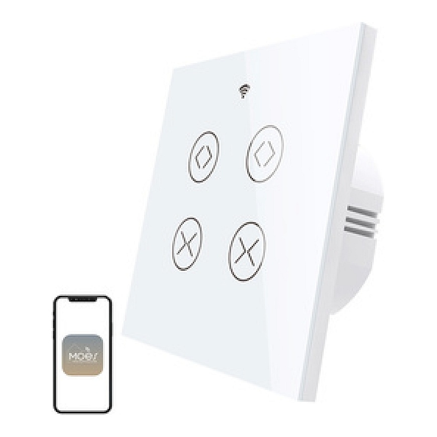 Умный выключатель рулонной шторки MOES WRS-EUC2-WH-MS – 2