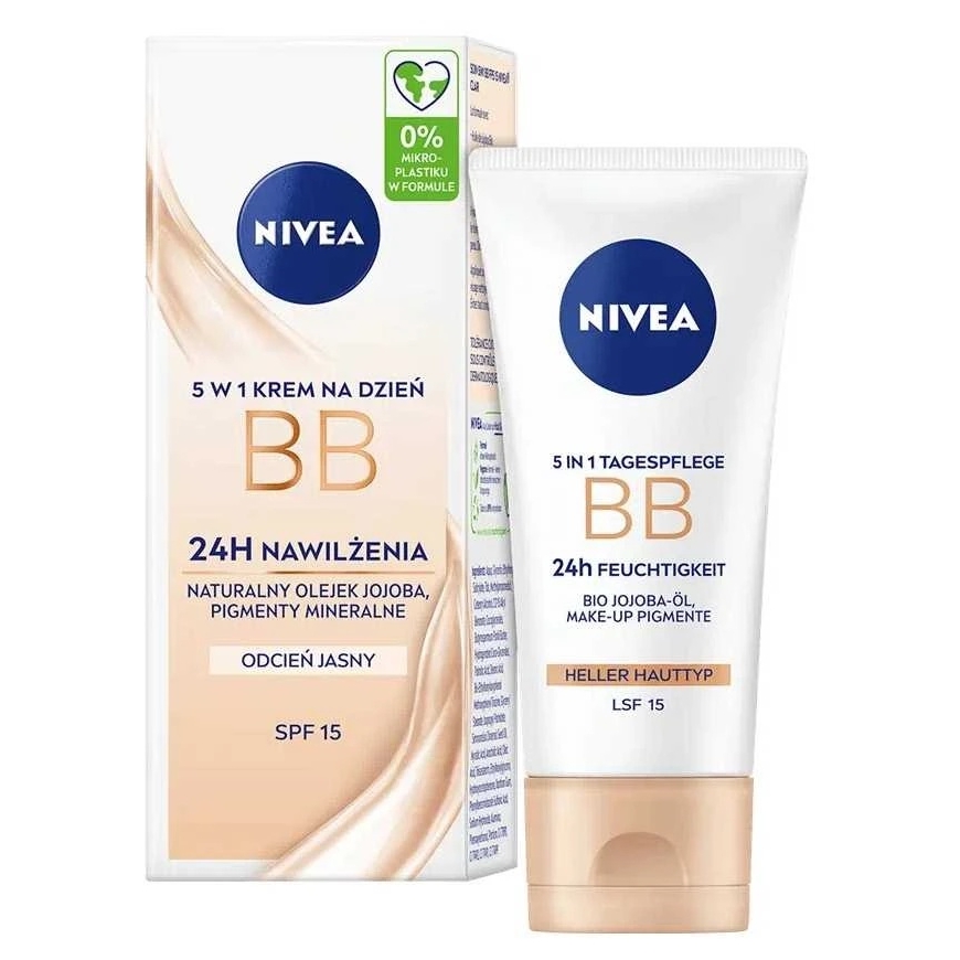 Nivea BB krēms 5 vienā mitrinošs SPF15 gaišais tonis