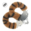 Ouch By Shots Durable Furry Cuffs – "Tiger"