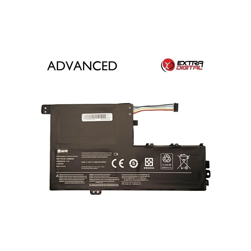 Pārvietojamā datora akumulators - Extra Digital Advanced LENOVO L15M3PB0 3 400 mAh 11,25 V