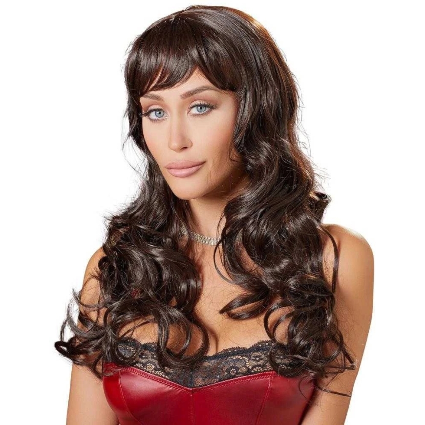 Cottelli Accessoires Dark Long Dark Brown Wig – 3