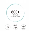 Liibattaries USB-C laaditavad liitiumioonakud MN1604 Krona 9V (2 tk) Liibattaries USB-C laaditavad liitiumioonakud MN1604 Krona 9V (2 tk)