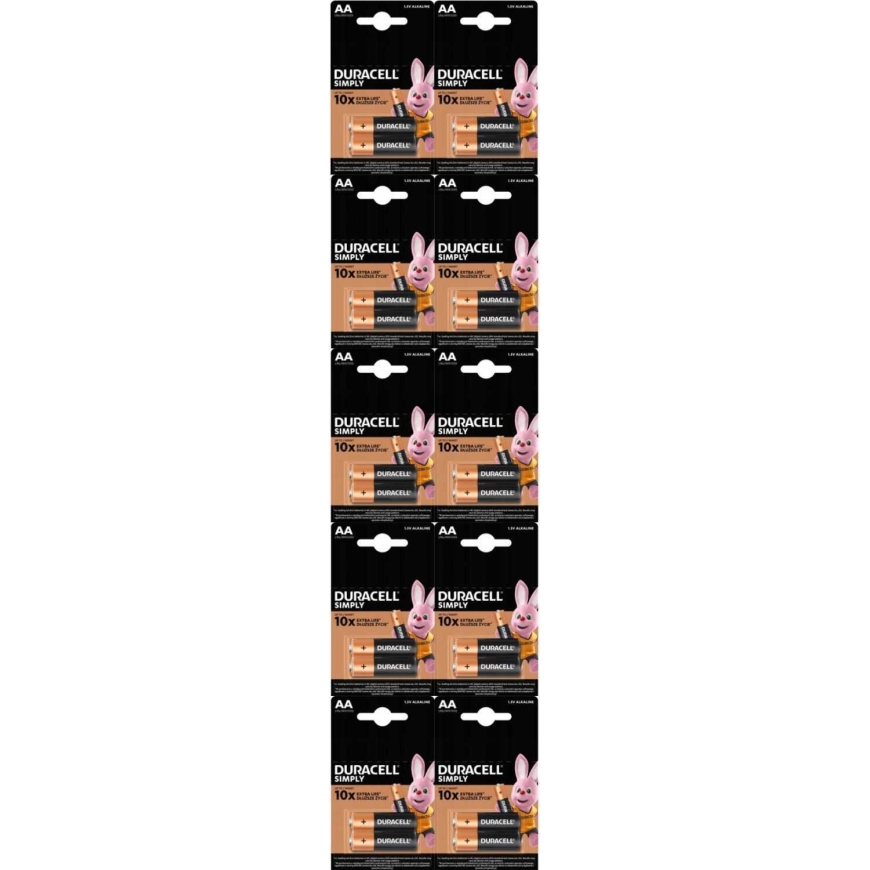 Duracell Simply LR06 AA 20tk