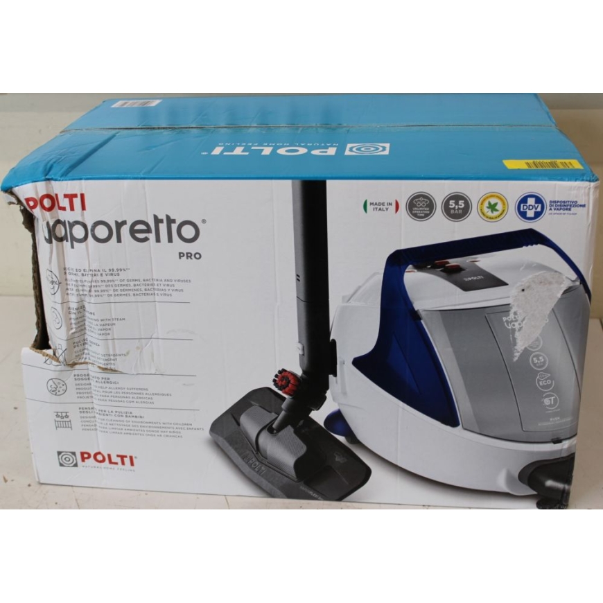 IŠPARDAVIMAS. PTEU0313 Vaporetto Pro 100 Eco Power garų valiklis, galia 1900 W, balta/mėlyna | | Garų valiklis | PTEU0313 Vapore