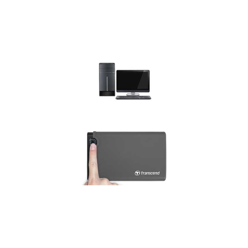 Transcend Ulkoinen HDD-kotelo 2,5" USB 3.0 musta TS0GSJ25CK3 – 2