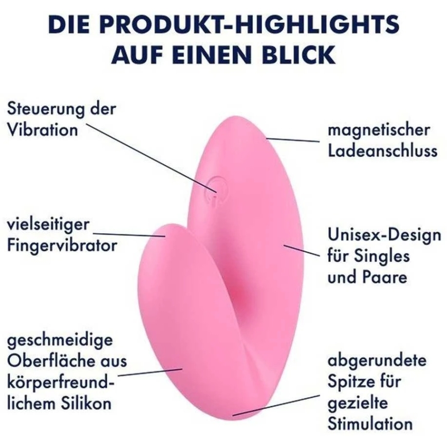Satisfyer Love Riot finger vibrator Pink – 2