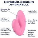 Satisfyer Love Riot sõrmevibraator Roosa Satisfyer Love Riot sõrmevibraator Roosa