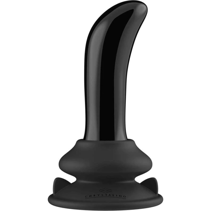 Chrystalino By Shots Dotted – with suction cup and remote control – 10 speeds – black – 2