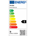AVIDE E27, A60, 8.5W, 1055lm, 2700K šiltai balta, balta pluoštas AVIDE E27, A60, 8.5W, 1055lm, 2700K šiltai balta, balta pluoštas