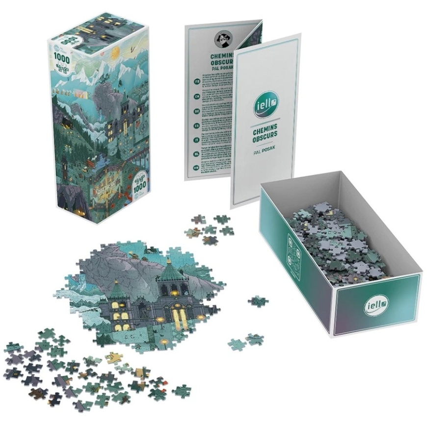 Iello PIECES Pusle Universum: Tumedad teed (1000 tükki) – 2