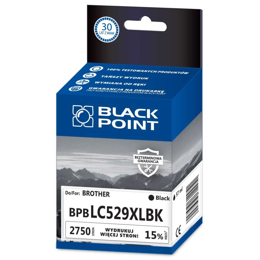 BLACK POINT BPBLC529XLBK Melnais Brālis LC-529XLBK