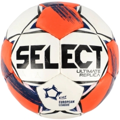 Select Ultimate European League Replica 3 Handball v25 EHF II white-orange 13521/270063 (3)