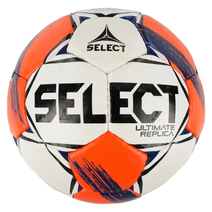 Select Ultimate European League Replica 3 Handball v25 EHF II white-orange 13521/270063 (3) – 2