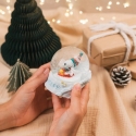 ERIK Snoopy glass snow globe in gift box ERIK Snoopy glass snow globe in gift box