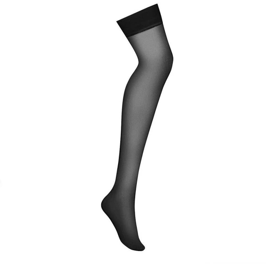 Obsessive - S800 Ч stockings Черный L/XL – 5