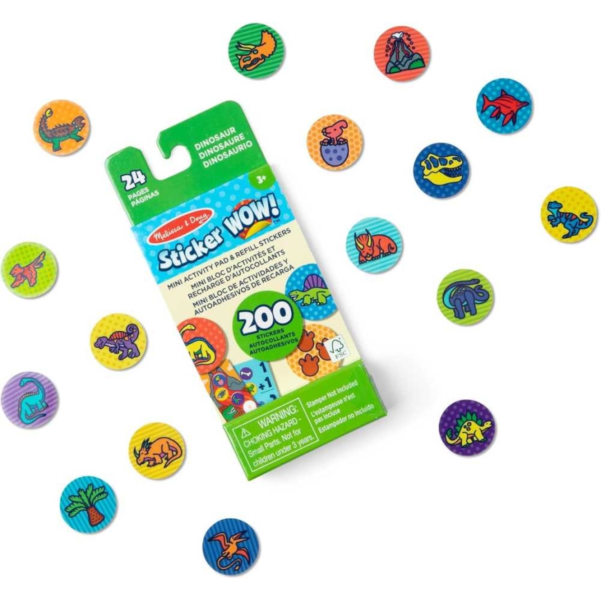 Sticker Wow Dinosaurukset -sarja 200 tarraa Melissa & Doug