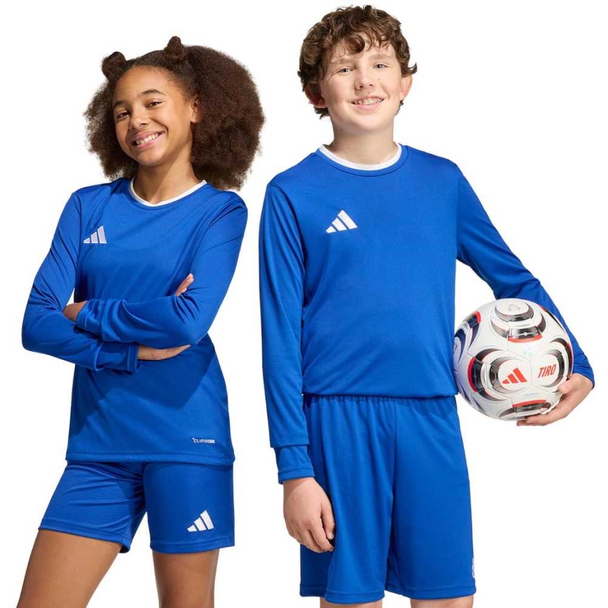 Marškinėliai vaikams adidas Entrada 26 Long Sleeve Jersey mėlyna KF5886 (152cm)