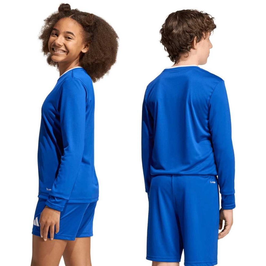 Детская футболка adidas Entrada 26 Long Sleeve Jersey синяя KF5886 (152cm) – 4