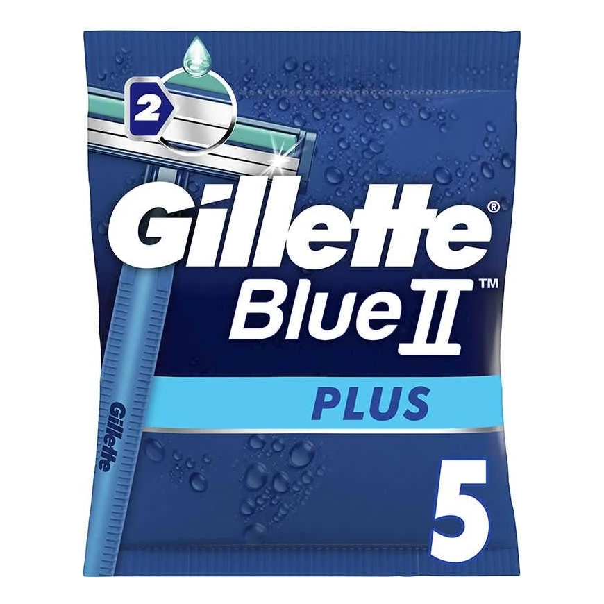 Gillette Sinine II Plus ühekordne habemeajamise tera 5 tk – 2