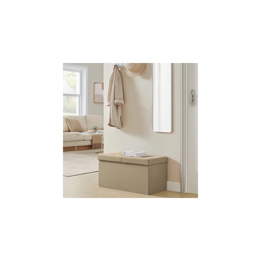 Foldable pouf with storage Spacetronik SFFSB0003II – 4