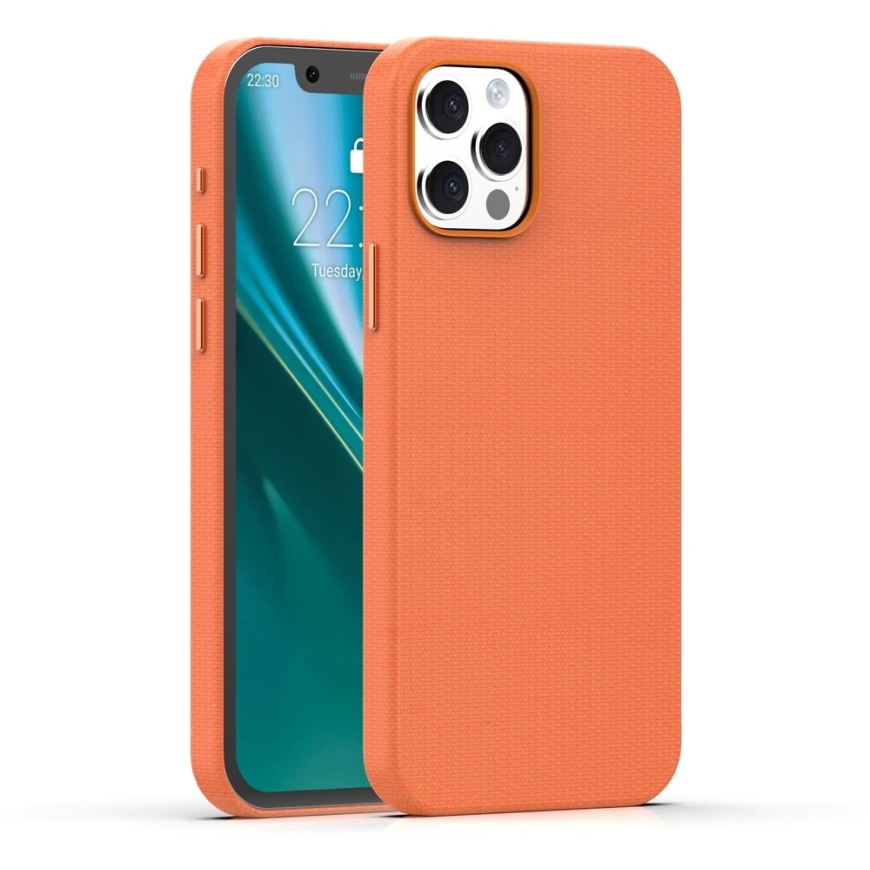 Чехол Etteri Elegant Mag для iPhone 12 / 12 Pro 6,1” оранжевый – 2
