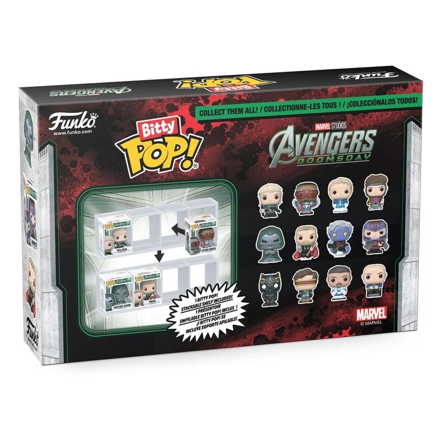 Funko Blister 4 фигуры Bitty POP Marvel Studios Avengers Doomsday – 2