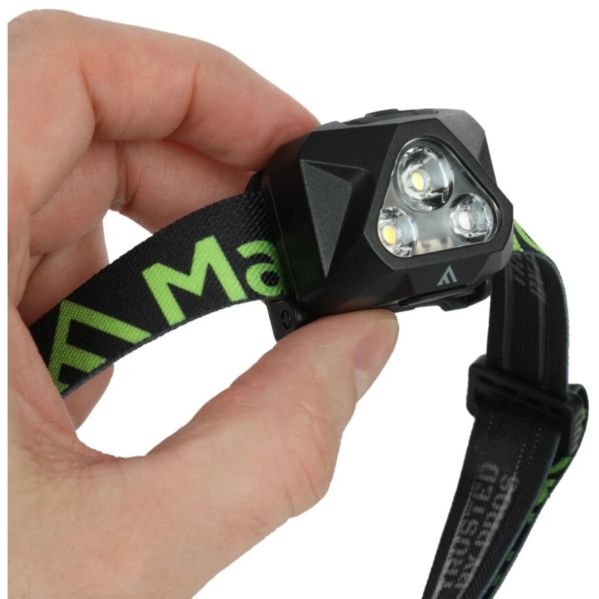 Flashlight - MacTronic ILLUMA AHL0081 430 Lumens, 130m Range, USB-C Rechargeable, Black
