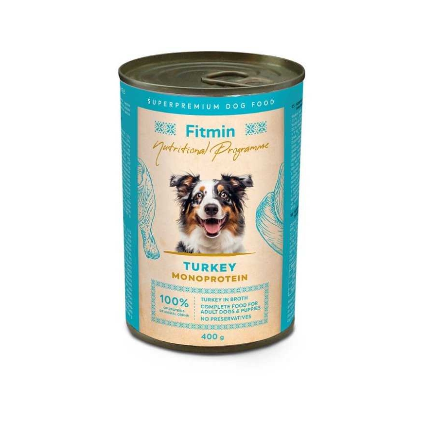 FITMIN Programm niiske toit koertele kalkuniga 400g
