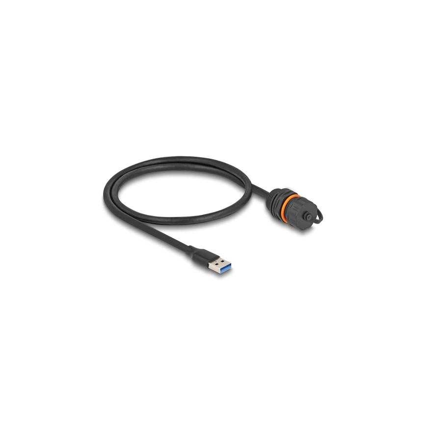 DELOCK 88149 USB-A M20 0.5м Черный