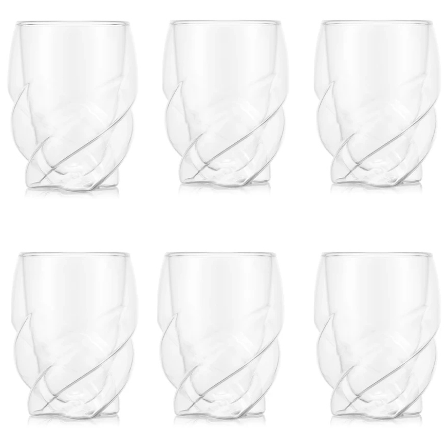 Bodum Pavina Paris topeltseinaga klaasid 0,27 l, 6 tk, selged