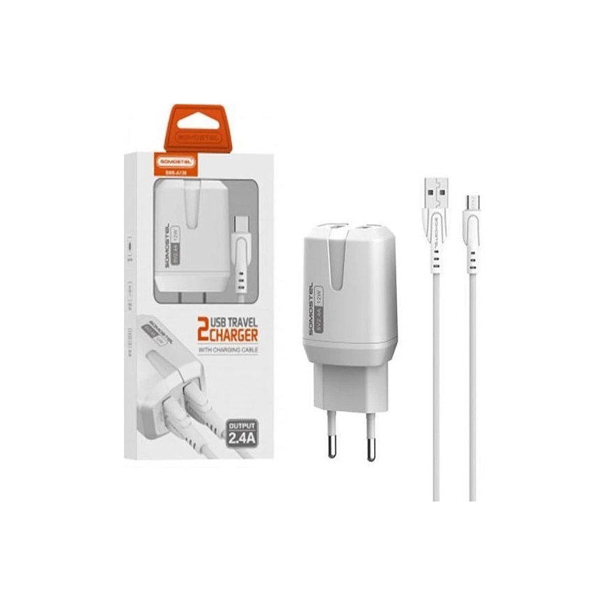 OEM MicroUSB laadija 2400 mA toiteadapter