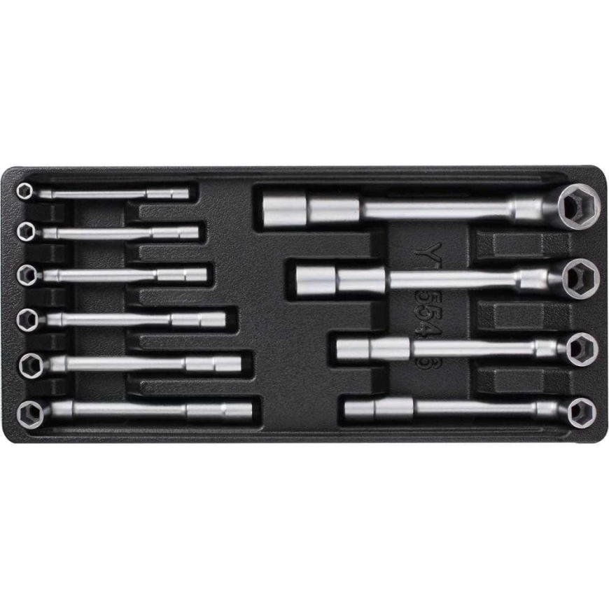 Yato Toya Sa Poland Tool Set for Trolleys - Bent "Pypkiniai" Wrenches 10 pcs. (YT-55456)