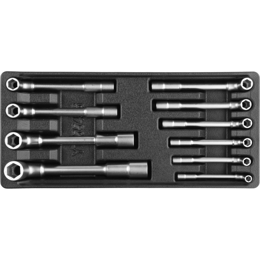 Yato Toya Sa Poland Tool Set for Trolleys - Bent "Pypkiniai" Wrenches 10 pcs. (YT-55456) – 2