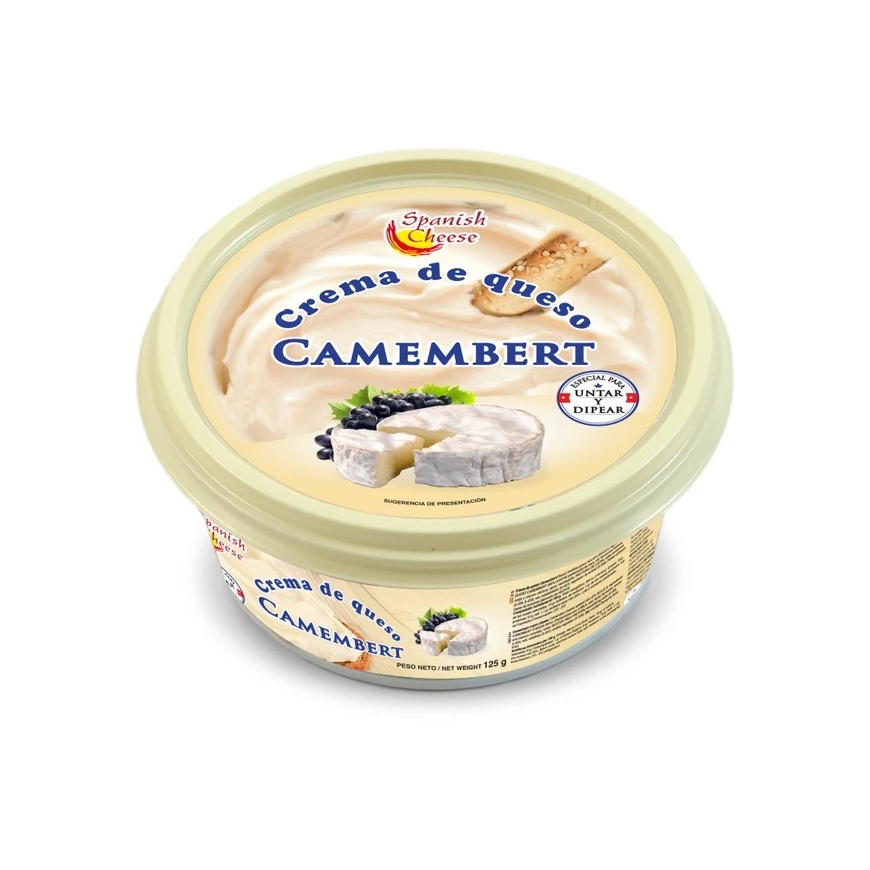 Spanish Cheese Slu Tepamas kamambero sūrio kremas SPANISH CHEESE, 125g