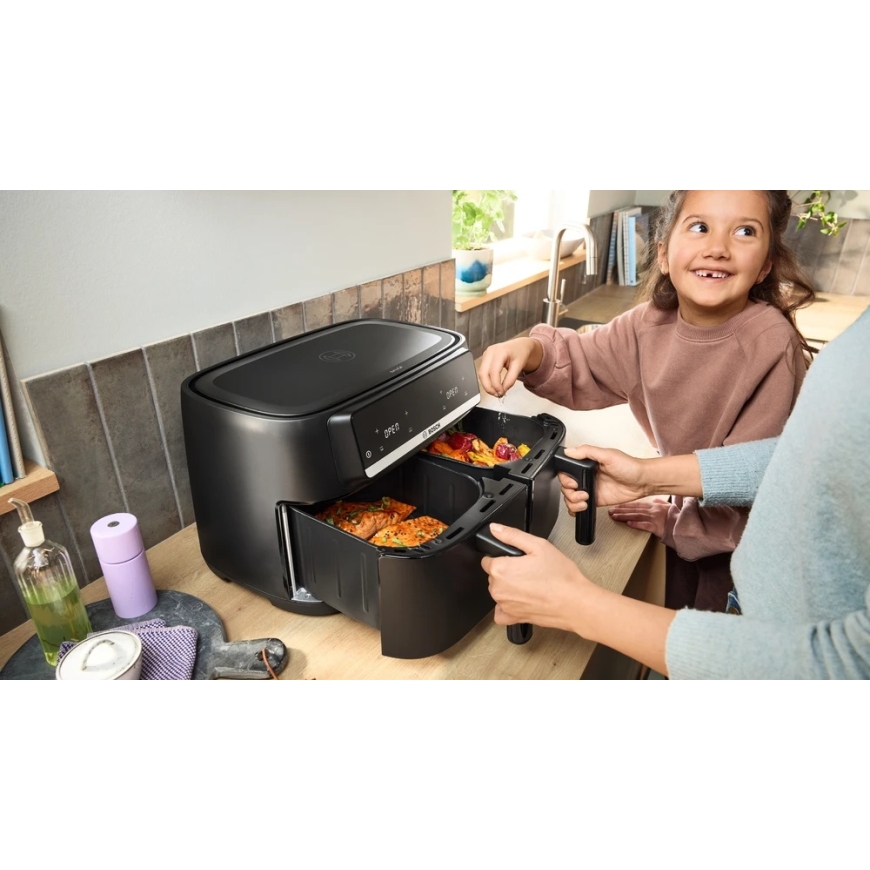Bosch MAFD440B7 Series 4, Double Drawer Air Fryer, Black – 3