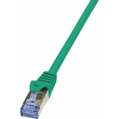 LogiLink 7.5m Cat.6A 10G S/FTP networking cable Green Cat6a S/FTP (S-STP)