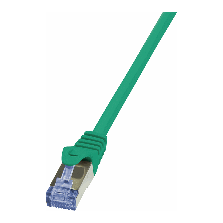 LogiLink 7.5m Cat.6A 10G S/FTP tinklo kabelis Žalia 7,5 m Cat6a S/FTP (S-STP)