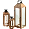 Mondex Since 1986 LEVI Complete 3 Lanterns 20x20x62cm/15x15x42cm/10x10x28cm Mondex Since 1986 LEVI Complete 3 Lanterns 20x20x62cm/15x15x42cm/10x10x28cm