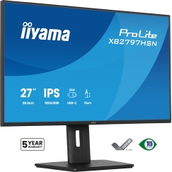 iiyama ProLite XB2797HSN-B1 computer monitor 68.6 cm (27") 1920 x 1080 pixels Full HD LCD Black