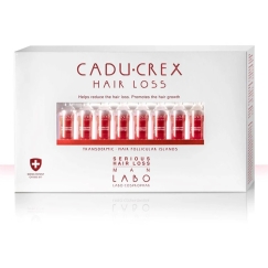 Labo Suisse Labo Cadu-Crex Severe Stage Hiustenlähdön Vastaiset Ampullit Hoitoseerumi Päänahalle Miehille, 20 kpl. 3,5 ml