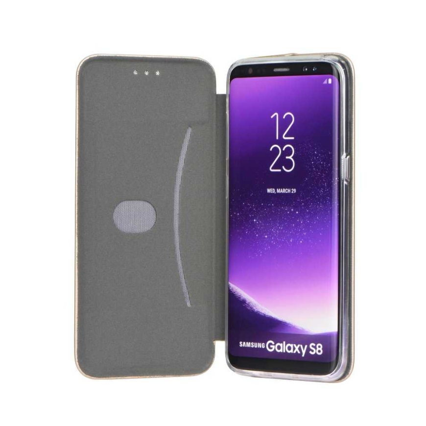 Riff Elegance knygos dėklas Xiaomi Poco X5 5G / Redmi Note 12 5G Aukso