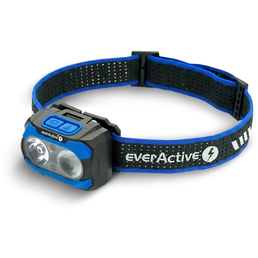 Taskulamppu - everActive HL-600R Owl 600 Lumenia, USB-C, 9h Ekotila, Musta – 4