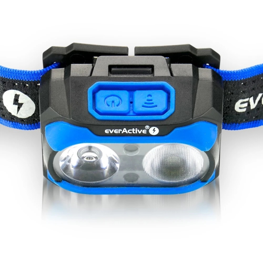 Lukturs - everActive HL-600R Owl 600 Lūmeni, USB-C, 9h Ekonomiskais Režīms, Melns – 5
