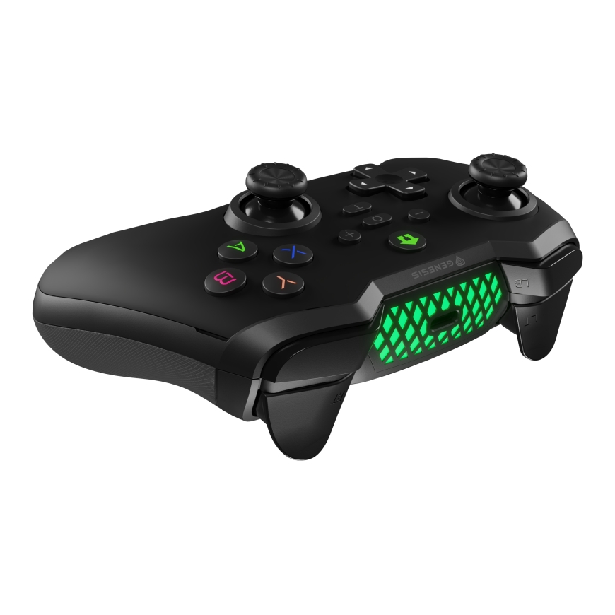 GENESIS Mangan 400 Musta Bluetooth Pad-ohjain Analoginen/Digitaalinen Android, MAC, Nintendo Switch, – 5