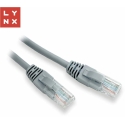 LYNX UTP-liitäntäkaapeli Cat5e, PVC, CCA, 0,1 m, harmaa (pakkaus sisältää 10 kpl) LYNX UTP-liitäntäkaapeli Cat5e, PVC, CCA, 0,1 m, harmaa (pakkaus sisältää 10 kpl)