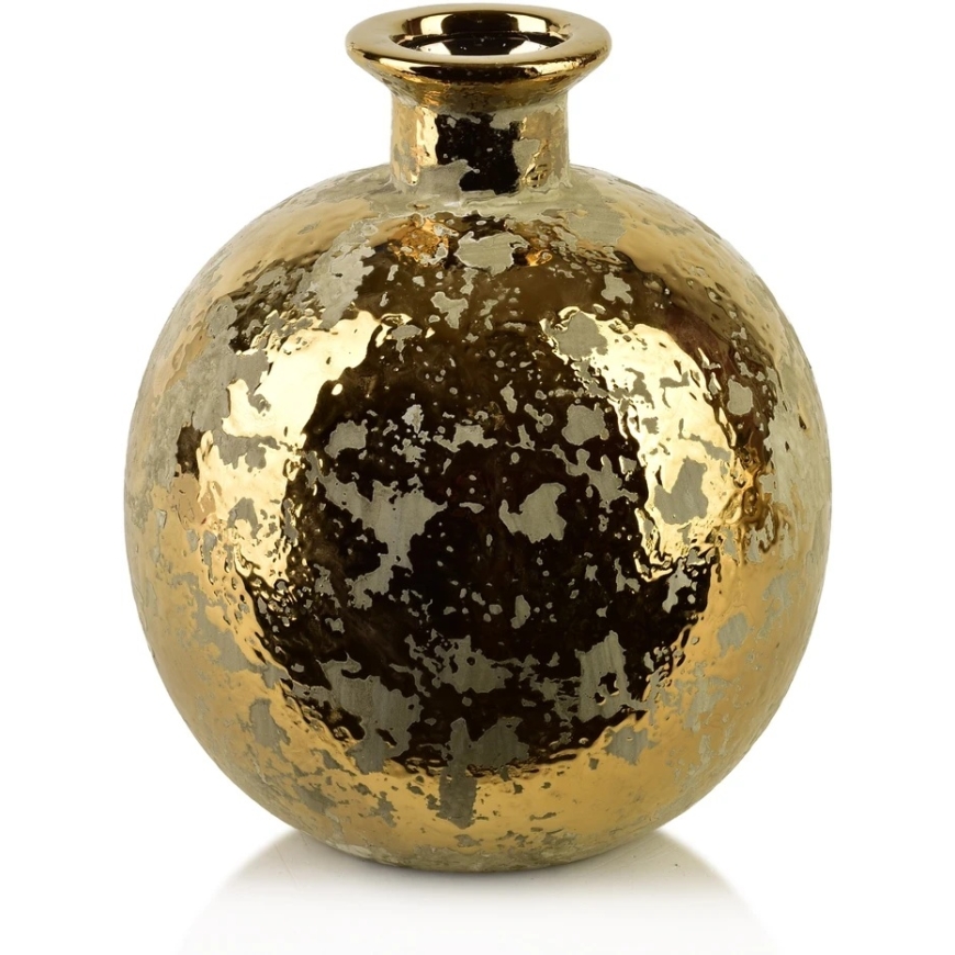Mondex Since 1986 YARINE GOLD vaza 16x6x16cm