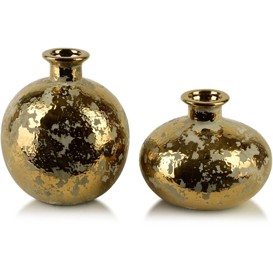 Mondex Since 1986 YARINE GOLD vaas 16x6x16cm – 2