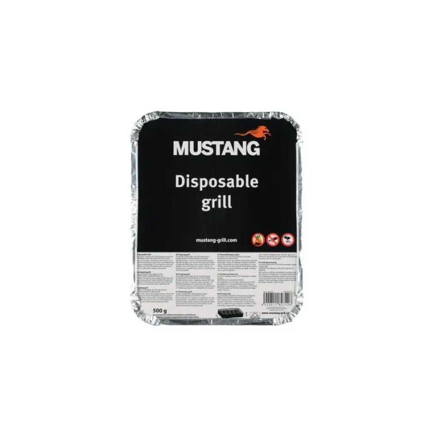 MUSTANG Vienreiz lietojams grils 27x22x5cm 500g